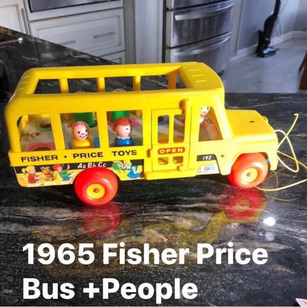 Fisher-Price Yellow School Bus Toy